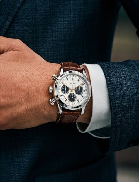 Jam tangan dengan dial besar