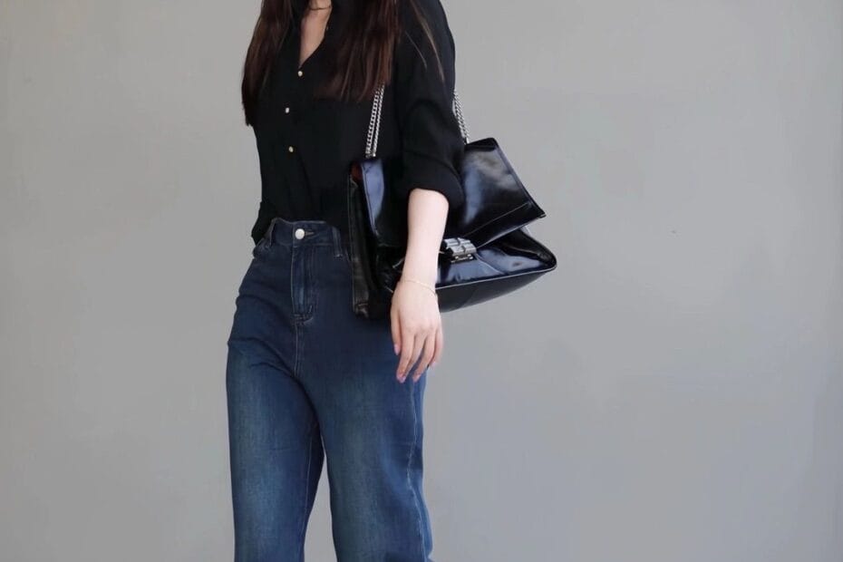 Kaos Polos dan Celana Jeans